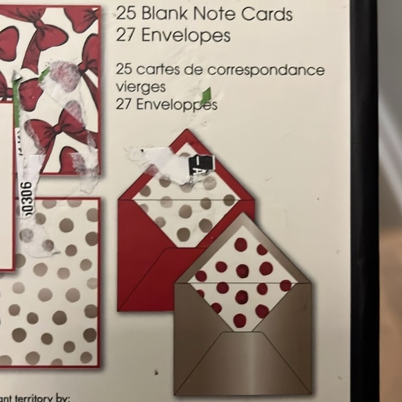 Disney Minnie Mouse Note Cards NWT 25 Blank Cards Box Decorative Envelopes - Picture 6 of 7